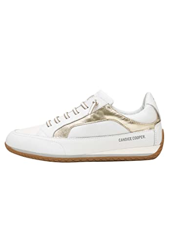 Candice Cooper RUNLO Flash-Sneakers aus Leder und technischem Gewebe-Weiß, Weiß-Platin 37/ im Sale